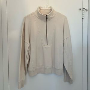 Universal Threads Cream Quarter Zip